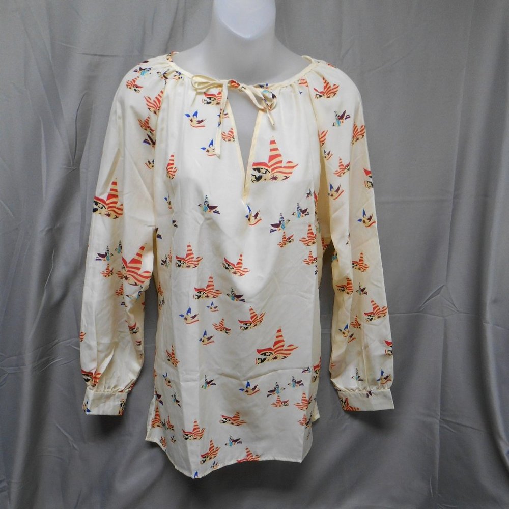 NWOT Singwing yellow bird design top womens XL/XXL
